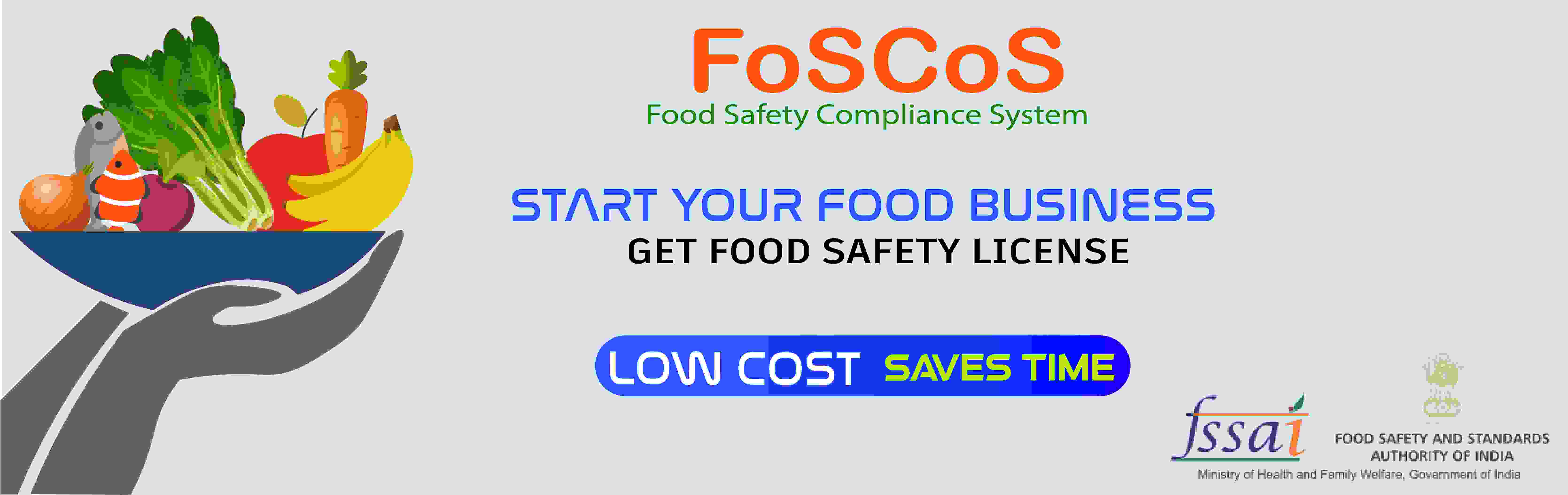 Food license online registration
